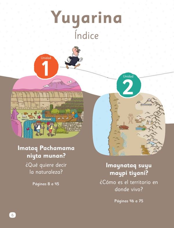 Pueblo Quechua 2° Básico - Texto del Estudiante (MINEDUC) PDF 3 Índice de Pueblo Quechua 2° Básico - Texto del Estudiante